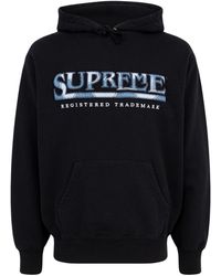 Supreme - Denim Logo Hoodie "Ss21" Su10663" - Lyst