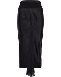 Rick Owens - Gonna A Line Bias Skirt Rp01F6337 Jsvns 09" - Lyst