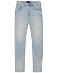 Purple Brand - Low Rise Skinny Granita Jeans "Light" P001 Sgli226" - Lyst