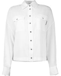 Brunello Cucinelli - Button-Up Shirt With Pockets Brun2835" - Lyst