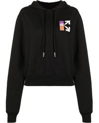 Off-White c/o Virgil Abloh - Gradient Crop Hoodie Multi" Owbb016R21Jer0011084" - Lyst