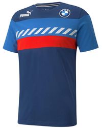 PUMA - Bmw Motorsport Sds T-Shirt "Marina Blueprint 531179 04" - Lyst