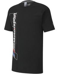 PUMA - Bmw Motorsport Logo Tee+ 596103 01" - Lyst