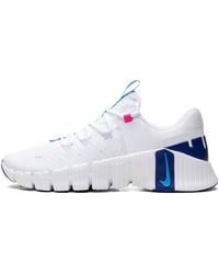 Nike - Free Metcon 5 "white Aquarius Blue" Shoes - Lyst