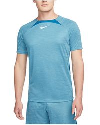Nike - Dri-Fit Academy Short-Sleeve Football Top Abyss Pure Abyss Dq5053 301" - Lyst