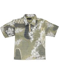 Who Decides War - Lace Patchwork Button-Down Shirt 1110360009Ss24" - Lyst