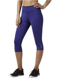Reebok - Workout Ready Reversible Capri "Ultra Pigment" Ay2129" - Lyst