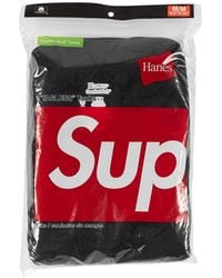 Supreme - Hanes Tagless Tank Tops 3 Pack Su10525" - Lyst