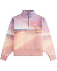 Kith - Desert Sunset 1/4 Zip Sweatshirt "Mabel" Khw030469 608" - Lyst