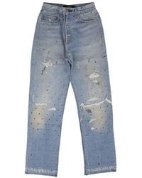 Amiri - Gradient Crystal Recon Denim Jeans Y0W01408Rd Mui" - Lyst