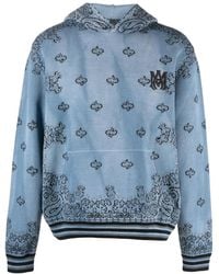 Amiri - Bandana Basketball Hoodie Ss23Mkh002 420" - Lyst