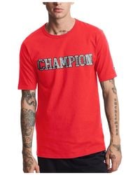 Champion - C-Life Heritage 3-D Logo T-Shirt Gt19 586338 2Wc" - Lyst