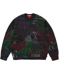 Supreme - Collage Embroidered Sweater "Ss26 - Lyst
