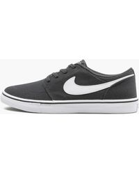 Nike Sb Portmore Ii Solarsoft Slip-on Men's Skateboarding Shoe in Black for  Men | Lyst