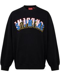 Supreme - Stacked Crewneck "Ss21" Su10460" - Lyst