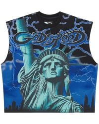 GODSPEED NEW YORK - Voltage Sleeveless T-Shirt Gs417" - Lyst