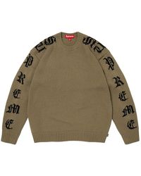 Supreme - Old English Sleeves Sweater "Ss26 - Lyst