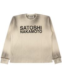 Satoshi Nakamoto - Logo Thermal Long Sleeve T-Shirt Multi" Sat068" - Lyst
