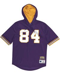 Mitchell & Ness - Nfl N&N Mesh Ss Hoodie Vikings 2000 Randy Moss Nnmpsc19045 Mvipurp00Rmo" - Lyst
