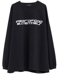 Fear Of God - Ponte 90's Reflective Long Sleeve T-Shirt "Vintage" 125Ho254541F" - Lyst