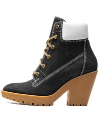 Maison Margiela - Lace Up Suede Booties /Gum" - Lyst