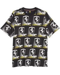PUMA - Ferrari Race Aop Tee 2 620948 01" - Lyst