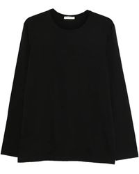 The Row - Leon Long-Sleeve T-Shirt 189 K291 Blk" - Lyst