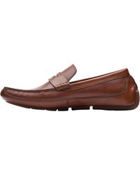 Clarks - Markman Wayloafer "Dark Tan Leather" 26163881" - Lyst