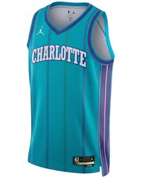 Nike - Nba Hornets Hardwood Classic Edition Swingman Jersey Dx8614 415" - Lyst