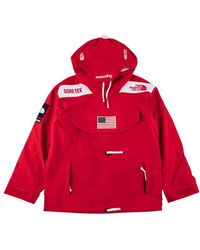 supreme the north face trans antarctica expedition pullover jacket red