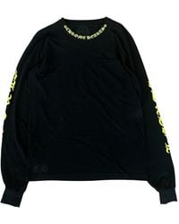Chrome Hearts - Neck Logo Longsleeve T-Shirt Chrm0748" - Lyst