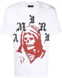 Amiri - Wes Lang Solar Kings T-Shirt Aw22Mjg005 100 Whit" - Lyst