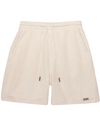 Honor The Gift - Rib Knit Drawcord Fleece Shorts "Bone" Htg260261005 Bone" - Lyst