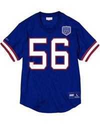 Mitchell & Ness - Nfl Name & Number Mesh Crew Neck Shirt "New York Giants - Lyst