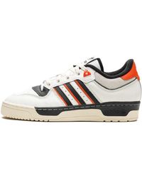 adidas - Rivalry 86 Low "white Black Semi Impact Orange" Shoes - Lyst