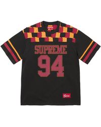Supreme - Patchwork Yoke Football Top Su27000" - Lyst