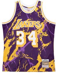 Mitchell & Ness - Team Marble Swingman Jersey "Nba La Lakers 1996 Shaquille O'Neal" Tfsm1278 Lal96Sonptpr" - Lyst