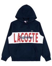 Supreme panel hoodie top