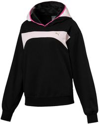 PUMA - Sweet Hoodie ( Black/barely Pink) Clothing - Lyst
