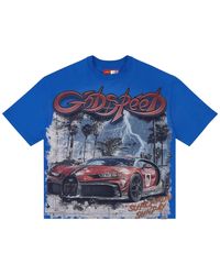 GODSPEED NEW YORK - Gatti Miami Superrun T-Shirt "Royal" Gs078" - Lyst