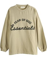 Fear Of God - Training 90's Long-Sleeve T-Shirt "Faded Dune" 125Sp264102F" - Lyst