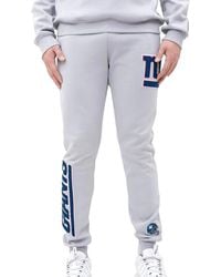 Pro Standard - Nfl New York Giants Logo Blended Jogger Pants Fng440119 Gry" - Lyst