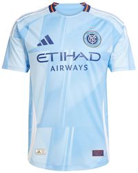 adidas - New York City Fc 25/26 Home Authentic Jersey "Bahia Light" Iv9927" - Lyst