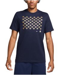 Nike - Usa Olympics 24 Team Short Sleeve T-Shirt "Obsidian" Fq3631 451" - Lyst