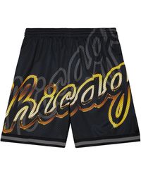 Mitchell & Ness - Big Face 4.0 Fashion Shorts "Nba Bulls" Pshr1259 Cbuyypppblck" - Lyst