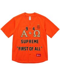 Supreme - Alpha Omega Baseball Jersey Su28094" - Lyst