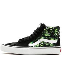 vans green skull