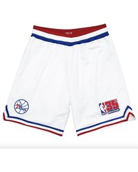 Mitchell & Ness - Nba Authentic Shorts 76Ers 80 "76Ers" Ashrsb19007 P76Whit80" - Lyst