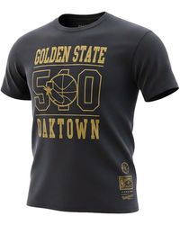Mitchell & Ness - Nba Golden State Warriors Oaktown Code Ss T-Shirt Bmctblck Gswmm18152" - Lyst