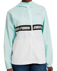 PUMA - Modern Sports Full Zip Jacket "Fair Aqua - Lyst